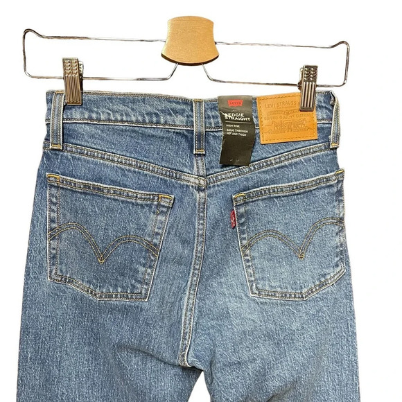 Levi's Wedgie Straight Jeans‎ Jive Sound Wash Size 24 - Picture 9 of 15